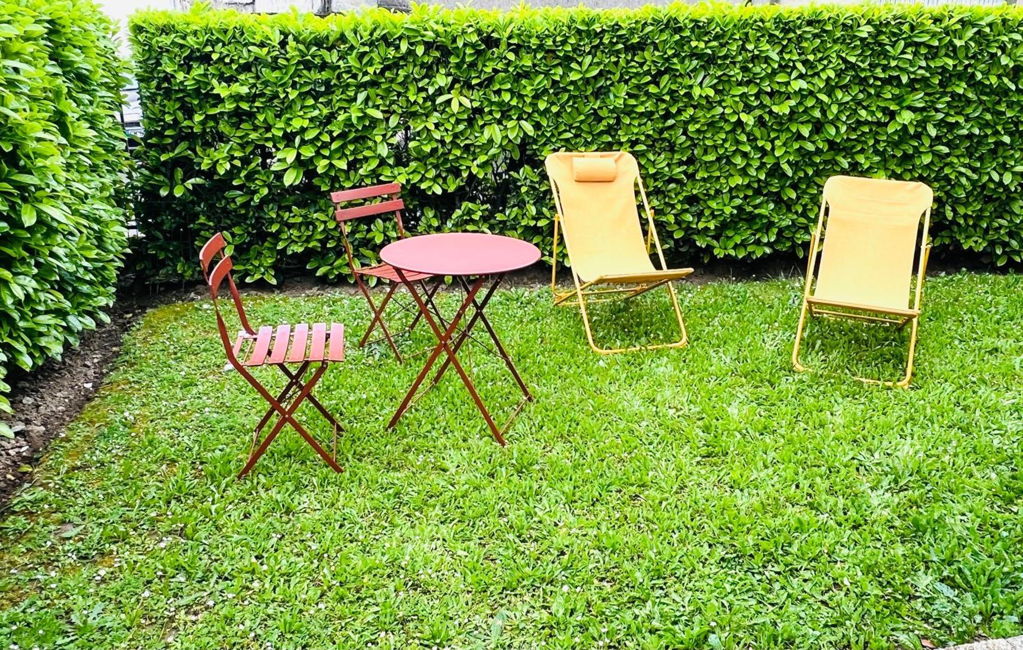 Appartement Standing Avec Jardin, 4 Personnes, Strategiquement Situe Мант-ла-Жоли Экстерьер фото